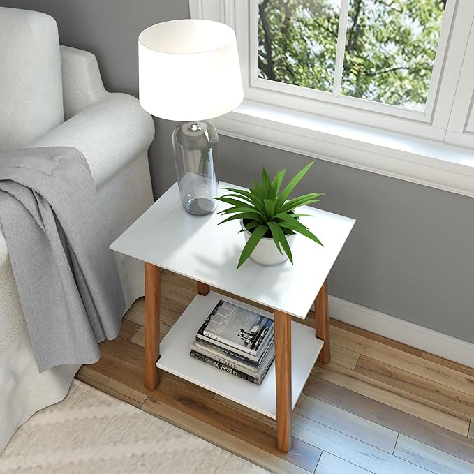 Plank+Beam Wooden Side Table - Image 6