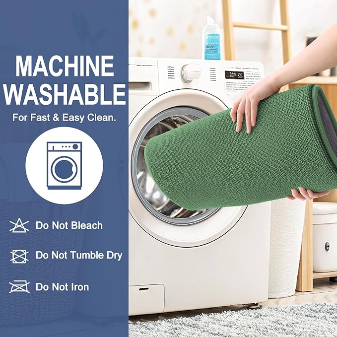 OLANLY Thick Memory Foam Bath Mat Rug 24x16, Extra Soft Absorbent Bathroom Rug - Image 6
