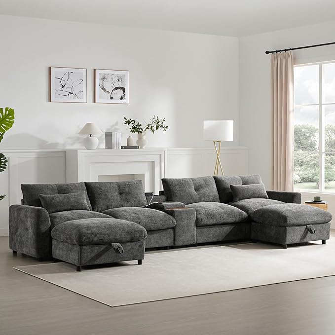Merax 142'' Modular Sectional Sofa Set - Image 3