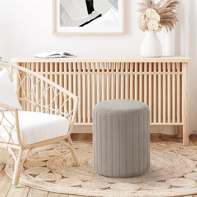 Get Set Style Modern Round Ottoman - Image 5