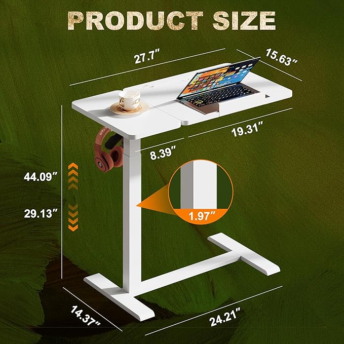 Standing Desk, Medical Overbed Table - Image 3