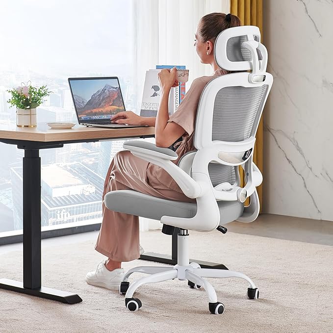 Office Chair Ergonomic Desk Chair, 330 LBS Home Mesh Office Desk Chairs by TRALT
