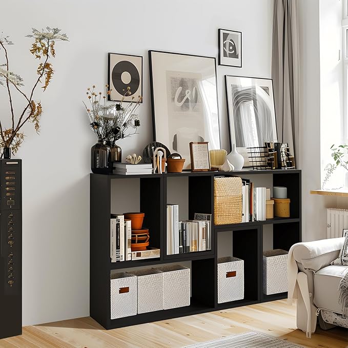 Kaboon Free-Form Modular Shelving Unit, Freestanding Bookcase 10 Inches Deep - Image 7