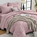 HEVUMYI Rose Gold King Comforter Set by HEVUMYI