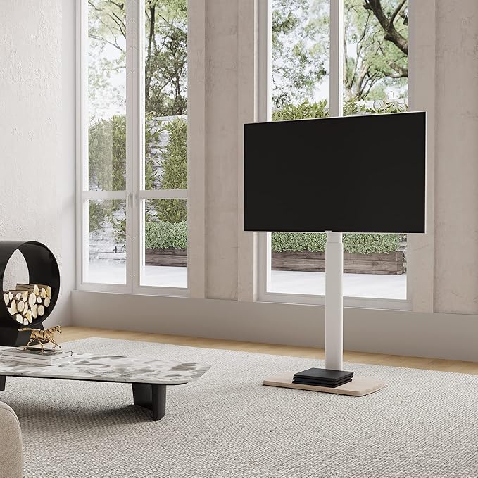 FITUEYES Swivel Floor TV Stand for 32 to 70 Inch TVs Tall Universal TV Stand - Image 5