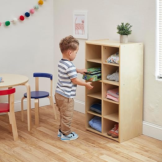 ECR4Kids Streamline 10 Cubby Tray Storage Cabinet, Classroom Furniture - Image 9