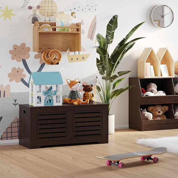 DINZI LVJ Storage Chest, 39.4”Wooden Toy Box - Image 6