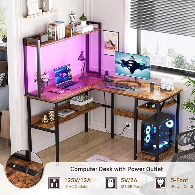 Unikito L Shaped Gaming Desk - Image 4