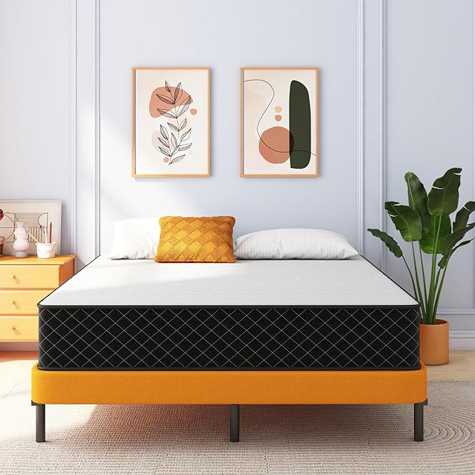 Double Mattress, 10 Inch Hybrid Memory Foam Full Size Mattress, Full Bed - Image 5