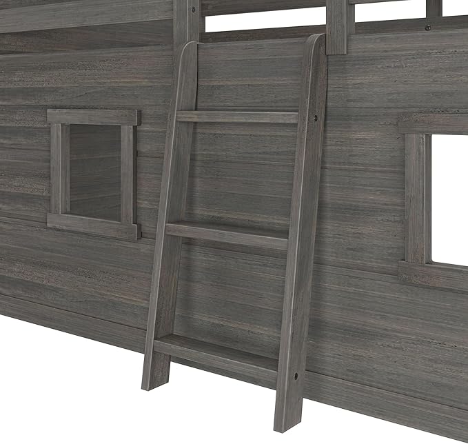 Max & Lily Modern Farmhouse Twin Low Loft Bed - Image 5