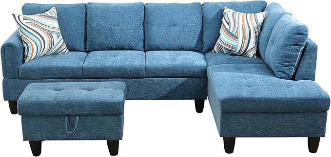 NicBex Sectional Couch 3 Pieces Sofa Set - Image 3