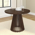 Plank+Beam Lido Round Dining Table, Minimalist Kitchen Table by PlankBeam