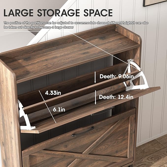 Maupvit Shoe Storage Cabinet - Image 6