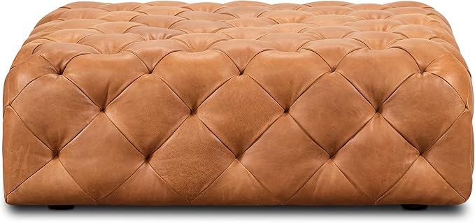 POLY & BARK Turin Ottoman in Full-Grain Pure-Aniline Dyed Italian Tanned - Image 11