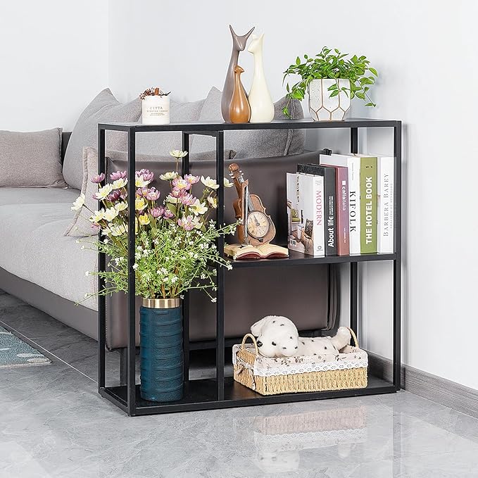 HDANI Console Table, Narrow Entryway Table, 3 Tier Metal Hallway Table - Image 2