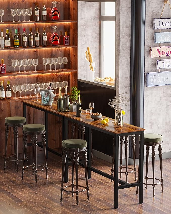 Teraves Bar Table, Bar Height Pub Table, Counter Height Table - Image 9