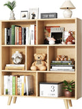 Shintenchi Cube Storage Organizer, 3 Tier Mid-Century Bookcase by Shintenchi
