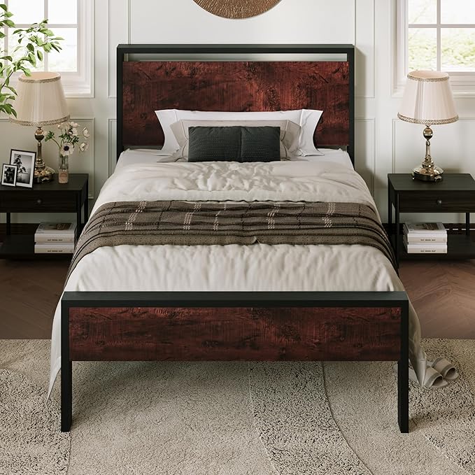 Allewie Twin Size Platform Bed Frame by Allewie