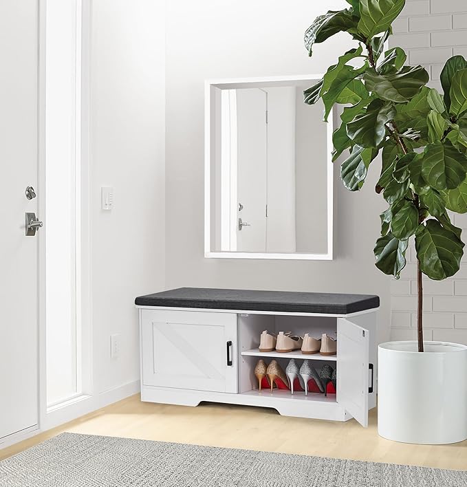 2-Tier Storage Bench, Shoe Bench - Image 7