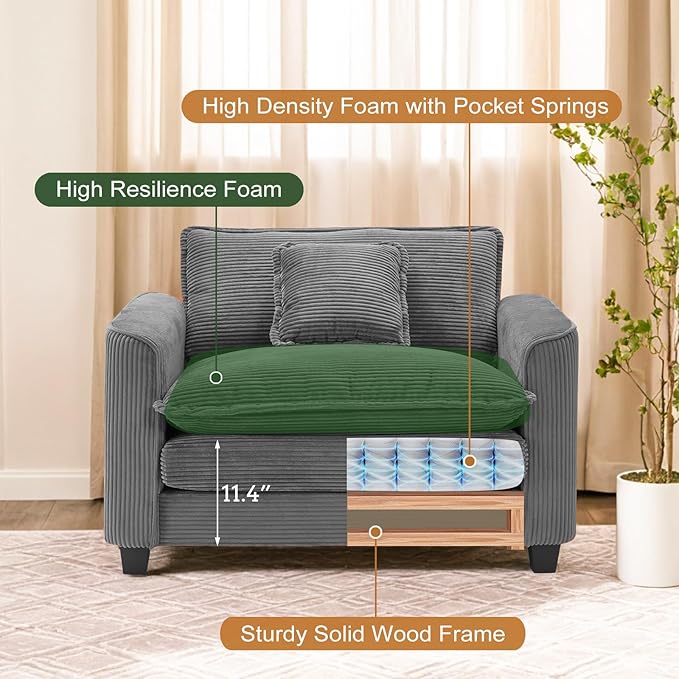 Furniliving Oversized Accent Chair - Image 3