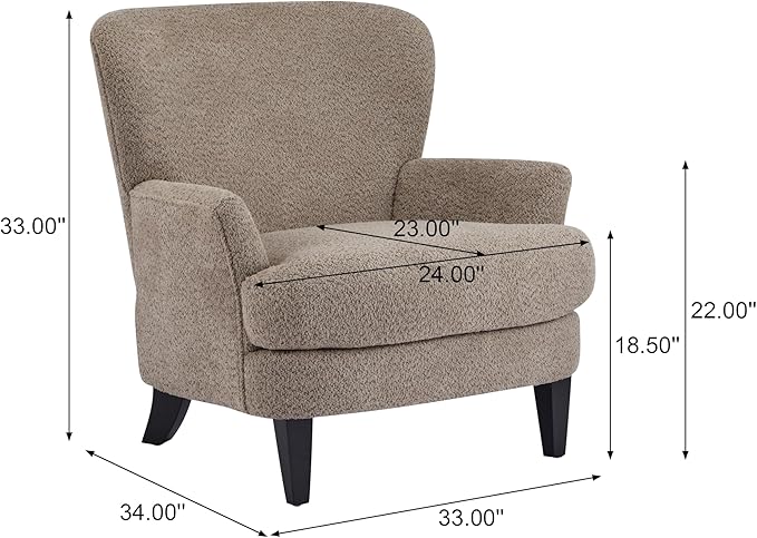 Christopher Knight Home Colby Boucle Upholstered Club Chair, Living Room Accent - Image 2