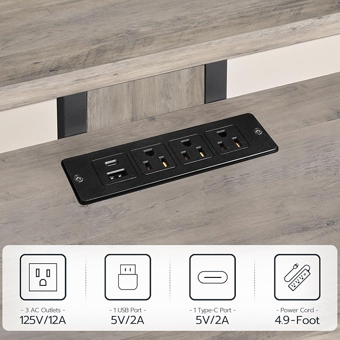 HOOBRO 4-Tier AV Media Stand, Media Console - Image 8