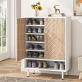 Tribesigns Shoe Cabinet, 18 Pair Rack Organizer Cabinet by Tribesigns