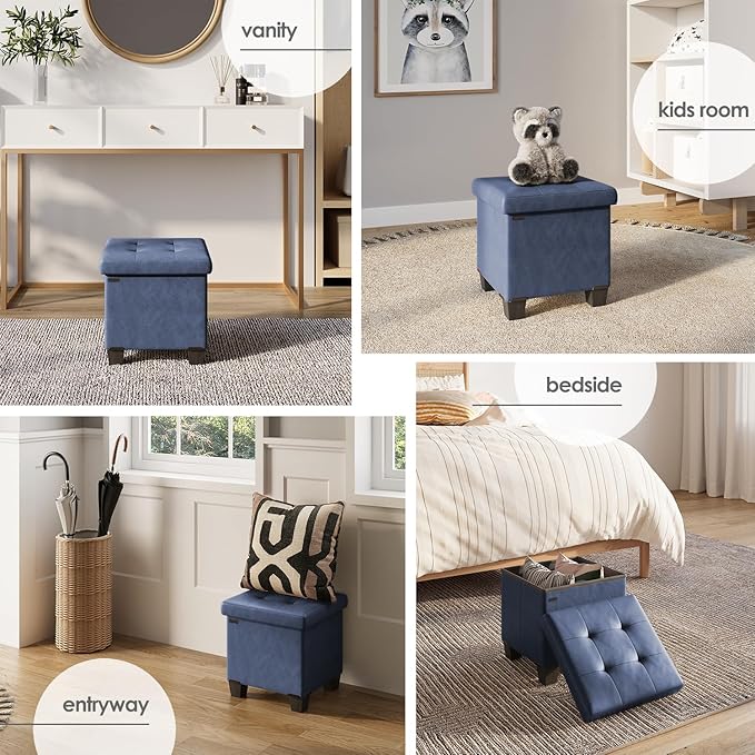 STORAGEBUD Storage Ottoman Cube - Image 4