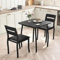 GAOMON Dining Table Set for 2, 3 Piece Small Kitchen Table and 2 Upholstered by GAOMON