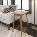 Plank+Beam Mid Century Modern Rectangular Side Table, End Table by PlankBeam