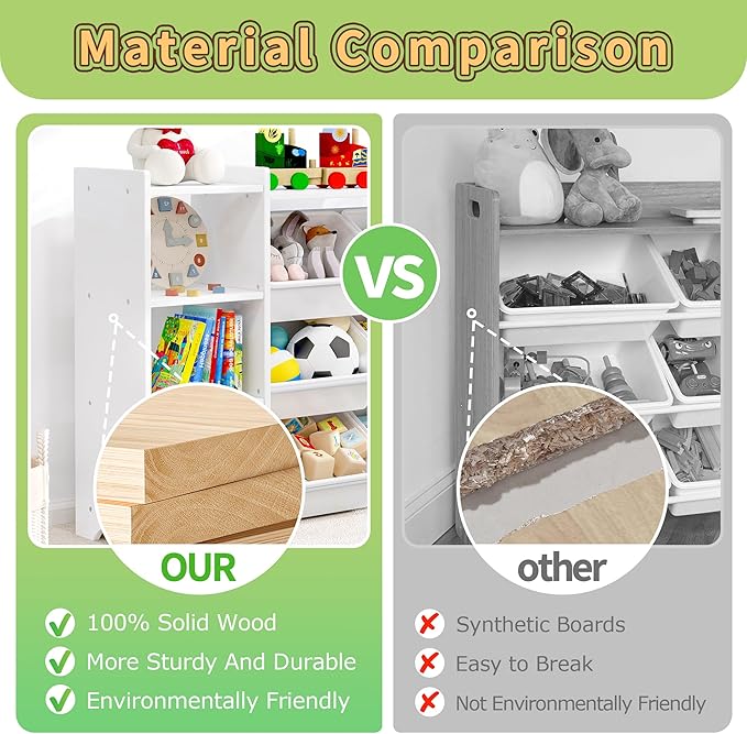 MallBest 4-Tier Kids' Toy Storage Organizer Shelf - Image 5