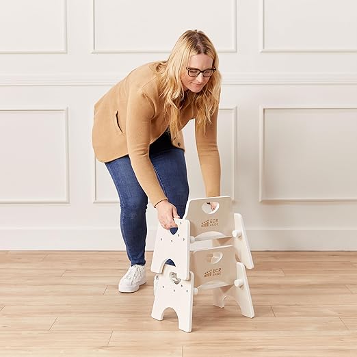 ECR4Kids Stackable Wooden Toddler Chair, Kids Furniture - Image 2