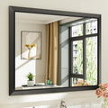 40x32 Inch Black Bathroom Mirror by Briivuemodernmirrors