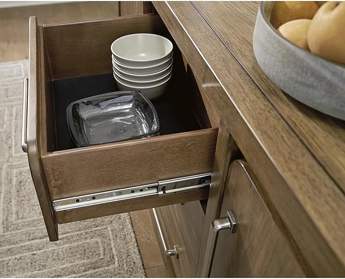 Signature Design by Ashley Cabalynn Farmhouse Glazed 2-Door Dining Server - Image 10