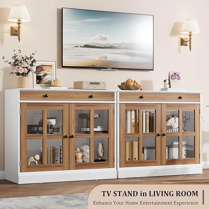 GarveeHome 35.4" Sideboard Buffet Cabinets - Image 5