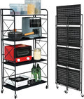 Foldable 4-Tier Metal Shelf by villertech