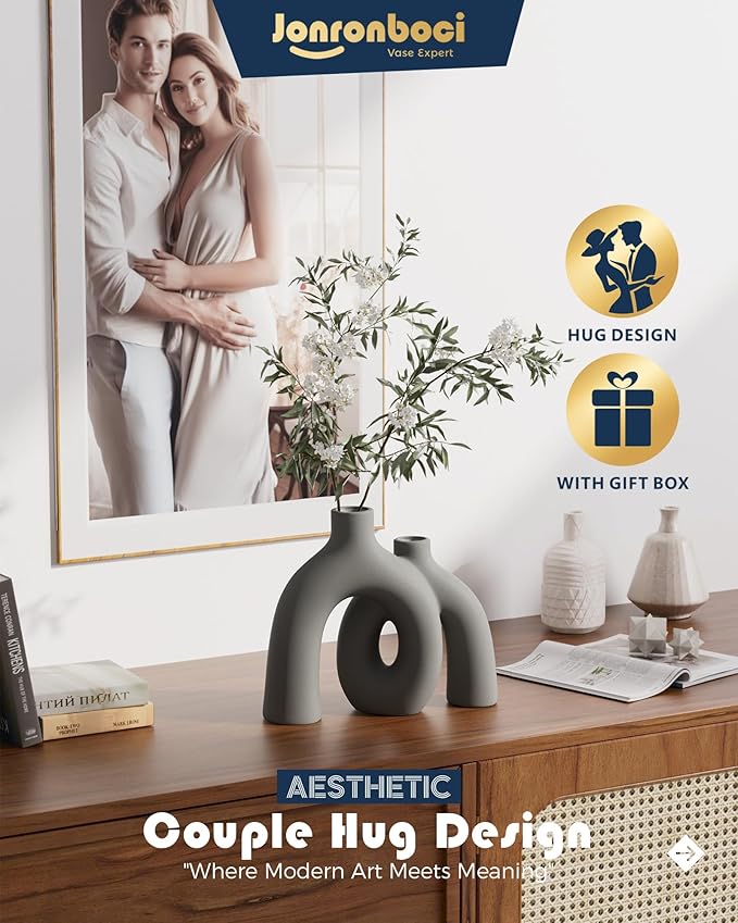 Hug Donut Decorative Vase Set - Image 3