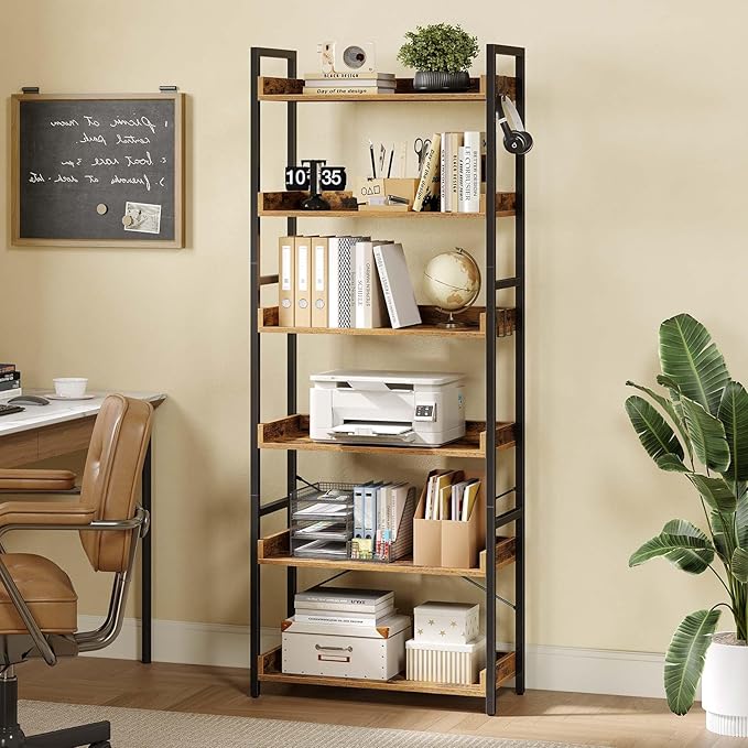 Rolanstar Bookshelf 6 Tier - Image 6