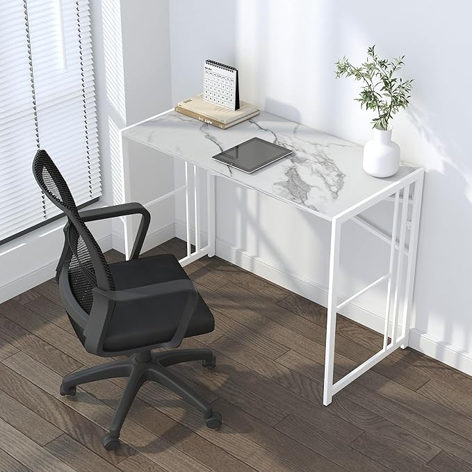 Folding Computer Desk 40 inch Writing Gaming Computer Camping Desk, No Assembly - Image 2