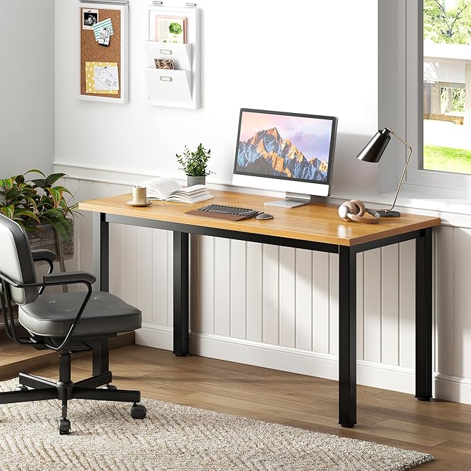 Need Computer Desk, 47 inch Home Office Desk, Modern Simple Style Home Office - Image 4