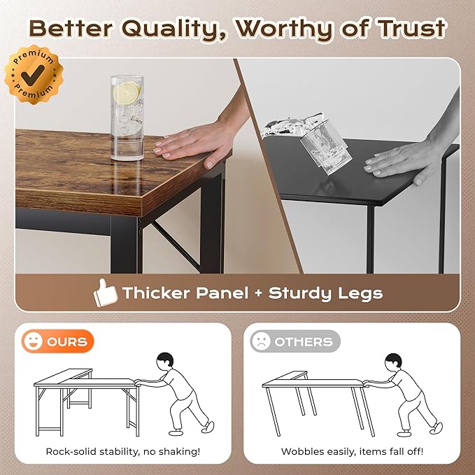 Huuger 63 Inch L Shaped Desk - Image 7