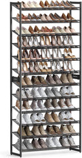 SONGMICS Shoe Rack, 12-Tier Shoe Organizer, Metal Shoe Storage by SONGMICSbySONGMICSHOME