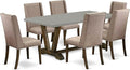 East West Furniture V797FL716-7 7 Piece Dining Room Furniture Set Consist of a by EastWestFurniture