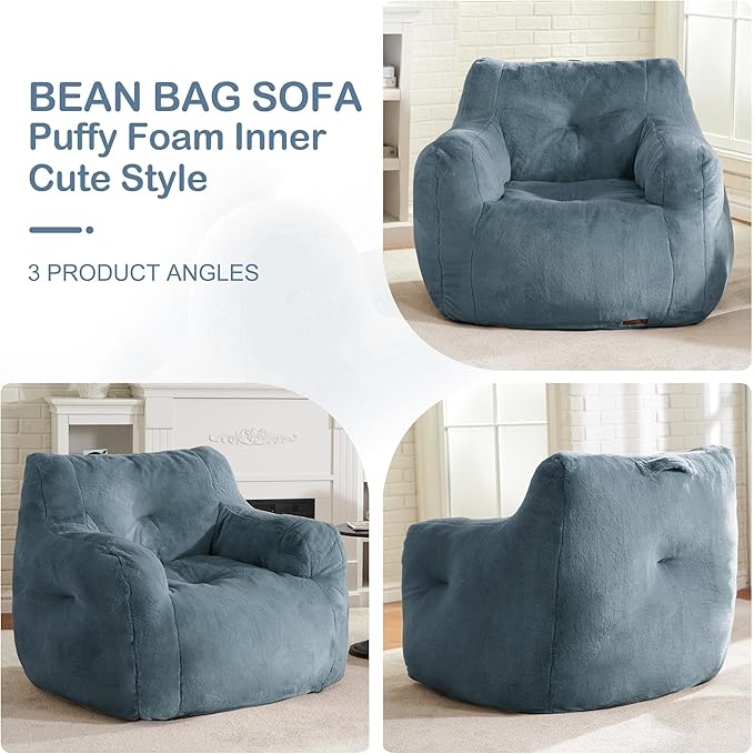 Hobestluk Bean Bag Chair for Adult Small Bean Bag Chairs - Image 8