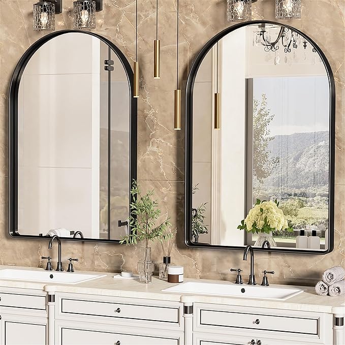 Suidia 22" x 30" Bathroom Mirror, Bathroom Vanity Mirror Metal Framed, - Image 2