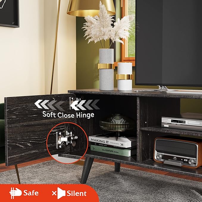 WLIVE TV Stand for 55 60 inch TV, Modern Entertainment Center - Image 6