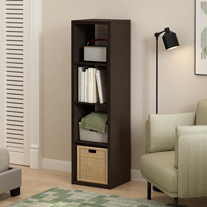 Furinno Cubicle Open Back Decorative Verticle Cube Storage Organizer - Image 2