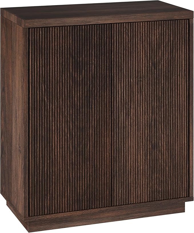 Henn&Hart 28" Wide Rectangular Accent Cabinet in Brown, by HennHart