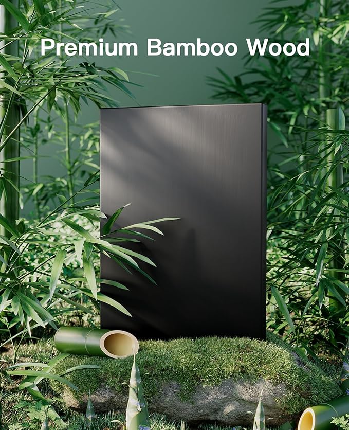 Pipishell Bedside Tables, Stackable Bamboo Nightstands, Bamboo Side Tables - Image 5