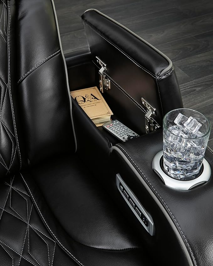 Signature Design by Ashley Boyington Modern Leather Match Power Reclining - Image 14